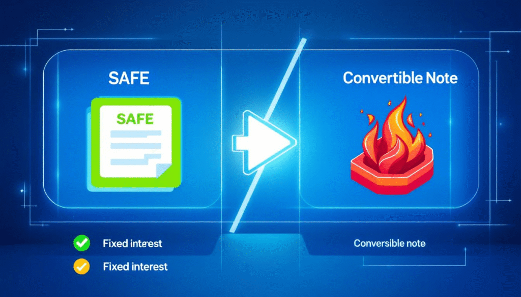 Convertible Notes vs SAFE Agreements: A Complete Guide for Startup Funding in 2025