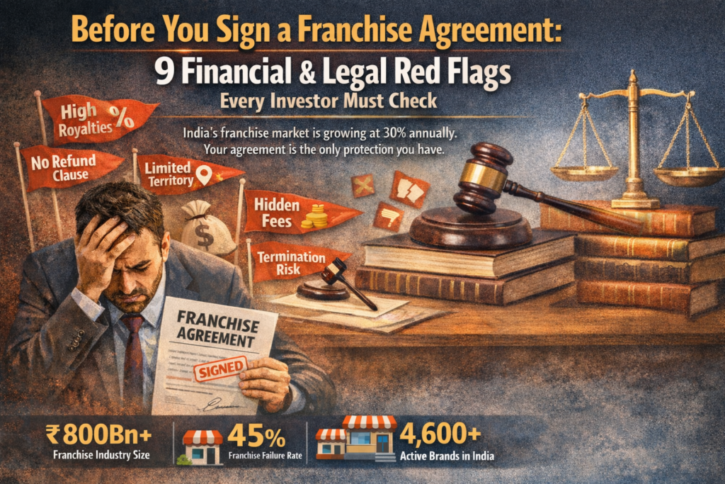 Before You Sign a Franchise Agreement: 9 Financial & Legal Red Flags Every Investor Must Check.