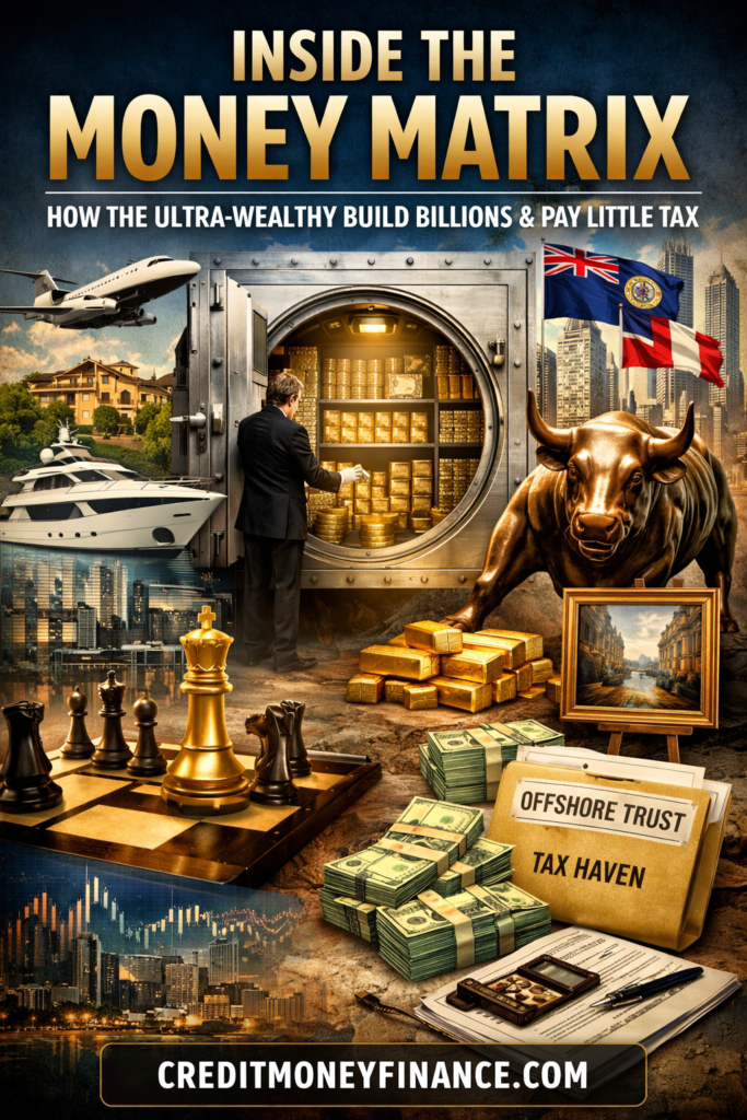 Inside the โMoney Matrixโ: How the Worldโs Wealthiest Families Legally Build Billions While Paying Minimal Taxes.