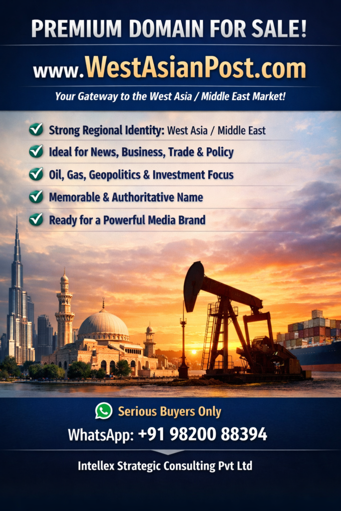 WestAsianPost.com for Sale โ Powerful Geo-Political & Business Media Domain.