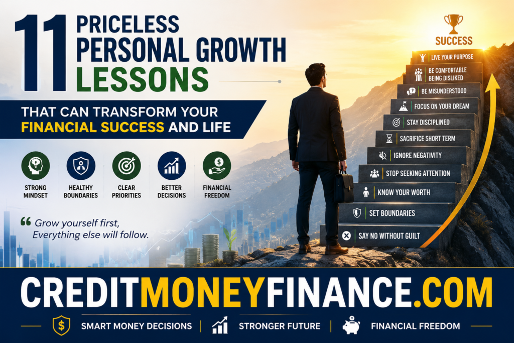 11 Priceless Personal Growth Lessons That Can Transform Your Financial Success and Life.