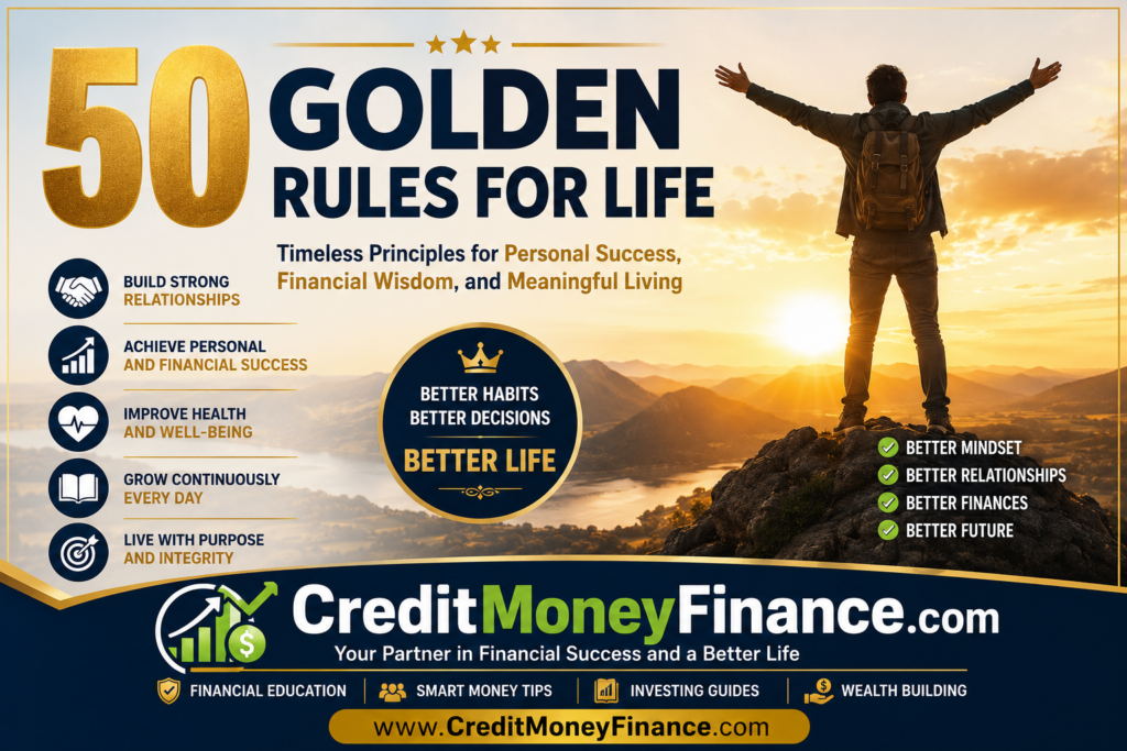 50 Golden Rules for Life: Timeless Principles for Personal Success, Financial Wisdom, and Meaningful Living