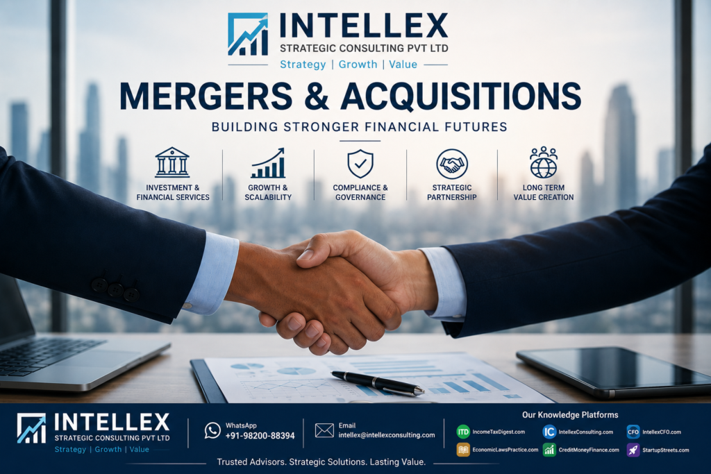 Acquisition Mandate for Investment & Financial Services Companies in India: Strategic Opportunity for Promoters, NBFC Owners & PE Fund Managers.