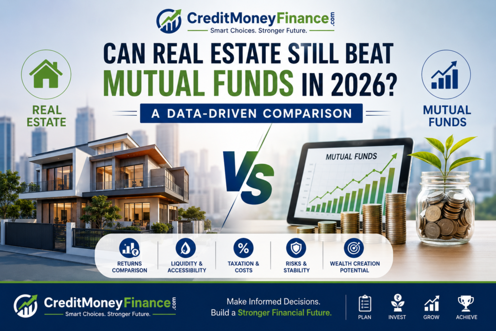 Can Real Estate Still Beat Mutual Funds in 2026? A Data-Driven Comparison for Indian Investors.