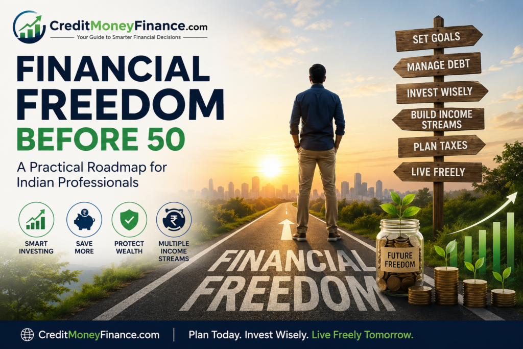 Financial Freedom Before 50: A Practical Roadmap for Indian Professionals to Build Wealth and Retire Early.
