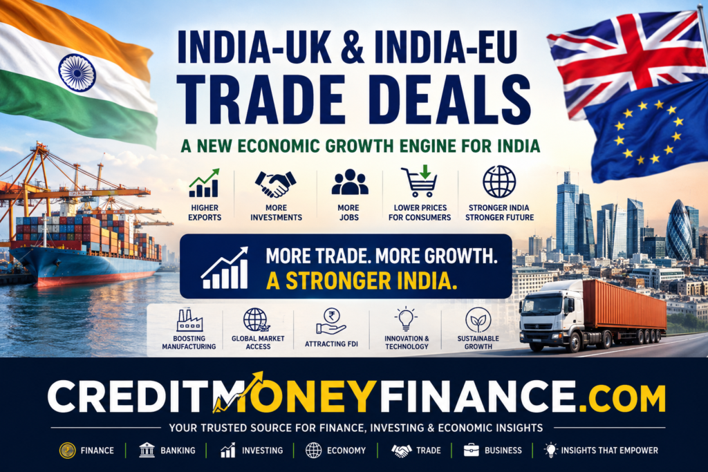 India-UK and India-EU Trade Deals: A New Economic Growth Engine for India, Lower Prices for Consumers and Bigger Opportunities for Businesses.