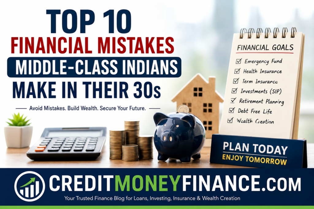 Top 10 Financial Mistakes Middle-Class Indians Make in Their 30s And How to Avoid Them in 2026.