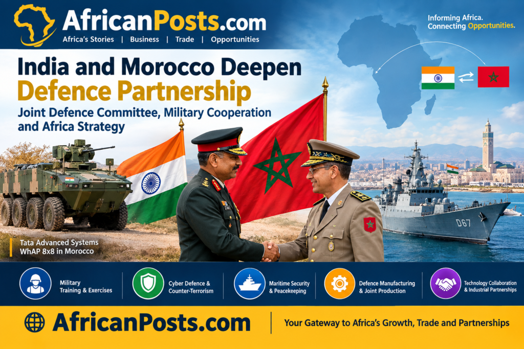 India and Morocco Deepen Defence Partnership: Joint Defence Committee, Military Cooperation and Africa Strategy